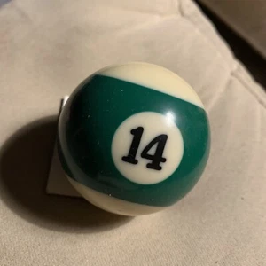 # 14 Grün Streifen Einzel Poolball Billard 2 1/4 Zoll Ersatz - Bild 1 von 1