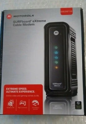 Motorola SURFboard eXtreme gaming Cable Modem DOCSIS 3.0 SB6121  - Image 1 of 4