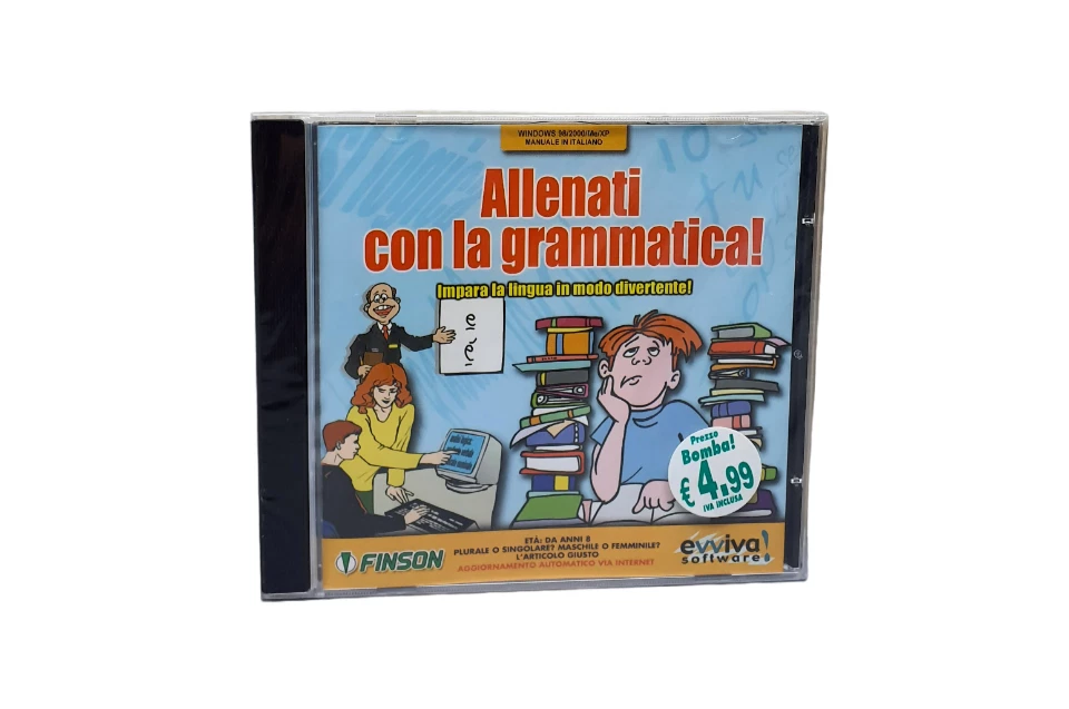 CD Allenati con la grammatica Software Vintage Blisterato Finson - Immagine 1 di 2