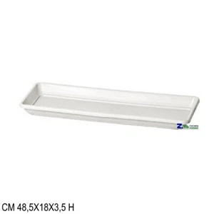 SOTTOCASSETTA SOTTOVASO NAXOS BIANCO PER BALCONIERA NAXOS CM 50 IN PLASTICA - Foto 1 di 2