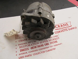 1967 CORVETTE CAMARO CHEVELLE ALTERNATOR 1100693 37 AMP DATED 6J27 327 - Picture 1 of 6