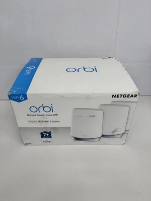 NEW NETGEAR Orbi 750 Series AX4200 Tri-Band Mesh Wi-Fi 6 System (3-pack)-white - Image 1 of 4