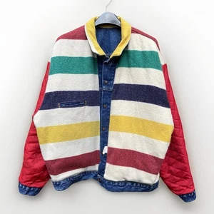Vintage Levi’s Hudson Bay Jacke Herren XL Wendedecke gefüttert 90er USA selten - Bild 1 von 22