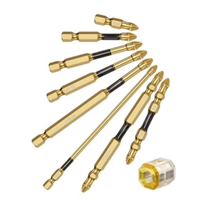 Screwdriver Bit Set of 8 with Magnetic Feature for Home Improvement Projects - Picture 1 of 12