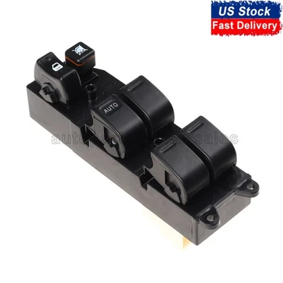 Interruptor de control de ventana eléctrica del lado del conductor para Toyota CAMRY 1997-2001 Foto 1 de 4
