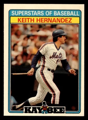 Keith Hernandez 1987 Topps Kay-Bee Superstars of Baseball #17 New York Mets - Image 1 of 2