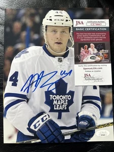 Morgan Rielly SIGNED Toronto Maple Leafs 8x10 PHOTOGRAPH JSA COA CE74663 - Picture 1 of 1
