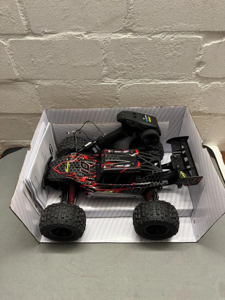 Carson 1:10 RC Buggy XS Offroad Fighter Cage 4WD X10 RTR rot - Bild 1 von 4