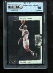 Michael Jordan 1995-96 SP #23 NBA Chicago Bulls GEM MINT 10 - Picture 1 of 2