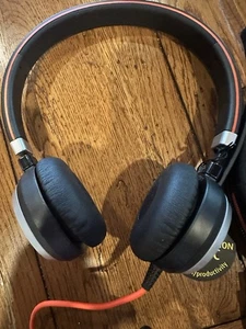 Jabra Evolve 40 MS HSC017 Mono Black Headset ENC010 New In Pouch No Directions - Photo 1/7