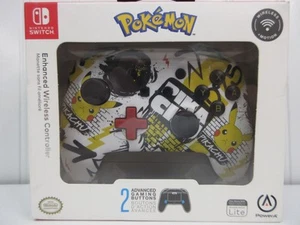 Nintendo Switch Grafitti Enhanced Wireless Controller Pokemon Pikachu New Sealed - Picture 1 of 16
