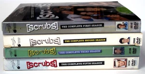 Scrubs Staffeln 1 2 3 5 ganze Staffeln DVDs Zach Braff Special Features 2000+ Min - Bild 1 von 12