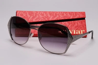 Caviar M6601 6601 Sunglasses Ruthenium Black C82 Authentic 59mm - Image 1 of 4