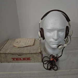 Telex Economy HS Boom Headphones Model- A 600-1, 600 ohm. Still in Original Box. - Picture 1 of 6