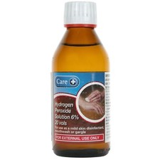 Care 200ml Hydrogen Peroxide 6 Percent Solution