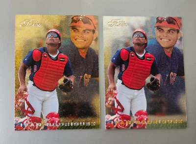 Ivan "Pudge" Rodriguez 1996 Flair #178 Siver and Gold Version - Image 1 of 4