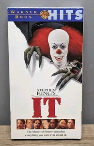 Stephen King's IT VHS, 1990, 1998 Warner Bros Hits Tested - Foto 1 di 4