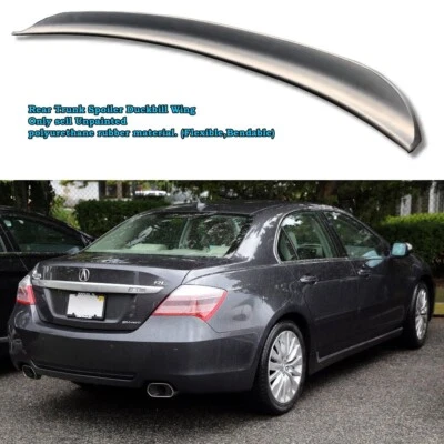 Flat Black 284G Rear Duckbill Trunk Spoiler Wing Fits 2009~2012 Acura RL Sedan - Image 1 of 4