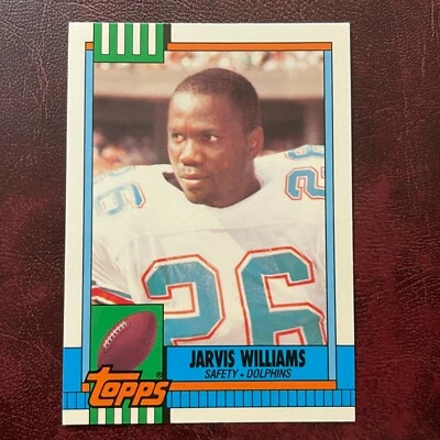 1990 Topps TIFFANY Set JARVIS WILLIAMS #326 MIAMI DOLPHINS ** MINT ** HIGH GRADE - Image 1 of 2