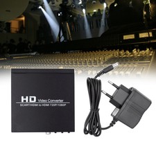 HD Video Konverter SCART to HDM Coaxial Audio Converter Box EU Plug AR