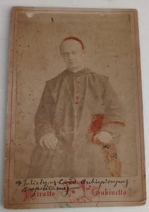 Cardinale Guglielmo Sanfelice d'Acquavella Fotografia formato Cabinet fine 800 - Foto 1 di 11