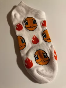 Nintendo Pokemon Charmander High Point Character Anime No-Show Socks - Picture 1 of 3