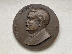 medalla de arte de bronce "Severin Johannson" 55 mm - Imagen 1 de 4