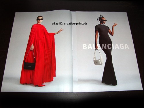 BALENCIAGA ANNUNCIO STAMPA 4 pagine estate 2023 LITAY MARCUS The Mud Show