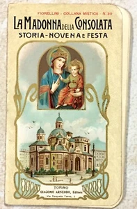 1904 SANTUARIO LA MADONNA DELLA CONSOLATA STORIA NOVENA FESTA Torino - Imagen 1 de 2