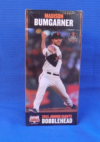 Madison Bumgarner Jr Giants 2015 San Francisco Giants Bobblehead New in Box Cover