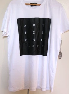 Men's Article No 1 Tshirt with logo Brand New with Tags Size L + Free Aus Post - Picture 1 of 6