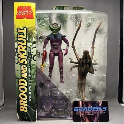 RARO NUEVO 2007 Diamond Select Toys Marvel Select Brood And Skrull Figura de Acción Foto 1 de 4