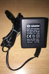 SAGEM Original AC/DC Adapter Modell: 18597672-7 4,5V 400mA - Bild 1 von 3