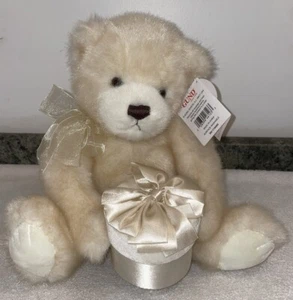 Sitting Gund Zales Make A Wish Teddy Bear Beige w/ Gift Box 12" 46123 No Music - Picture 1 of 11