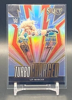 Panini Select WWE 2024 Liv Morgan Turbo Charged #10 Silver Prizm Foto 1 de 3