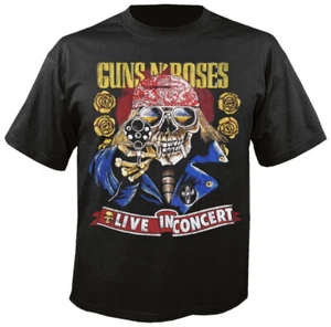 GUNS N ROSES - Skulls & Gun - T-Shirt - Imagen 1 de 2