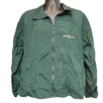 Vantage Pikes Peak Men's Green Light Windbreaker w/ Zocket Large - Image 1 of 4