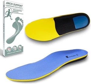 Memory Foam Insoles Orthotic Insoles Arch Support Insoles for Men&Women - Picture 1 of 7