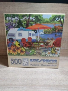 500 Piece Art Puzzle "The Old Campground" Large Piece Puzzle 18"x24" - NIB - Picture 1 of 4