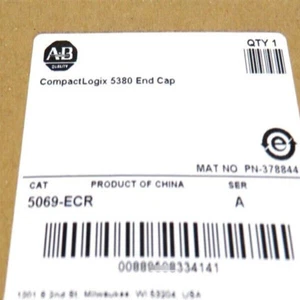 AB 5069-ECR COMPACT LOGIX 5380 END CAP 5069ECR New Sealed Spot Goods! - Picture 1 of 2