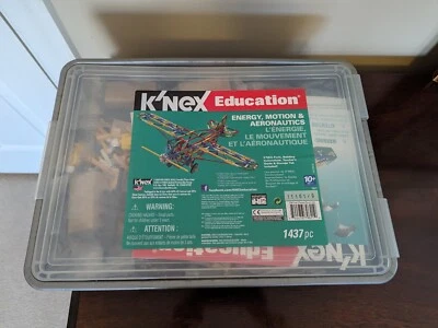 NIB K'NEX Education 79621 Energy Motion & Aeronautics Set  1437 Pieces STEM Knex - Image 1 of 4
