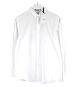 ZAPA  Formal Shirt Men's UK 43 Button Up Plain Spread Collar White - Picture 1 of 12