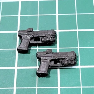 Custom Arsenal pack resin cast pistols 1/12 scale arsenal glocks - Picture 1 of 2