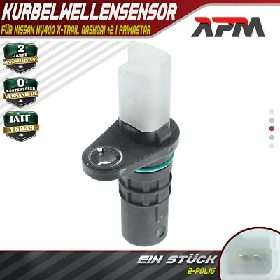Sensor De Cigüeñal Impulsor Para Nissan NV400 X-Trail Qashqai +2 I Primastar - Imagen 1 de 4