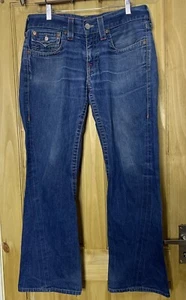 True Religion Joey super T women's jeans bootcut W32 L33 mid blue - Picture 1 of 18