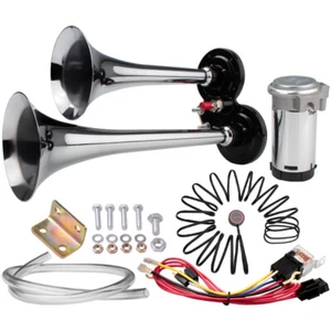 Air Horn 12V 150db Super Loud Car Horn Train Horn Kit for Trucks Car with Button - Bild 1 von 11