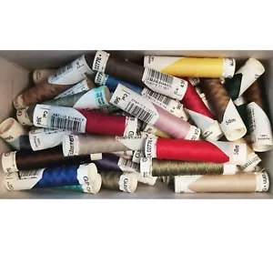 Restposten! Garne Gütermann 50m, 100% Polyester / 60 Stück verschiedene Farben - Bild 1 von 2