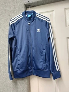 Top de pista para niños Adidas 13/14 años azul marino con cremallera - Imagen 1 de 4