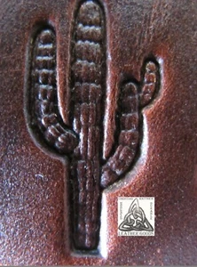 Auslaufmodell Craftool Co. USA 1991 Desert Cactus Plant 1" Leather Stamp 8435 - Bild 1 von 3