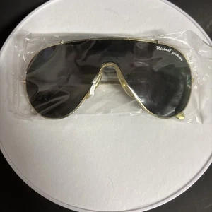 RARI occhiali da sole Michael Jackson NOS NUOVI AVIATOR VINTAGE VITTORIA TOUR FIRMA ANNI 80 - Foto 1 di 5